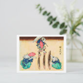 Carte Postale Acrobat Cat, Hiroshige, Ukiyo-e (Debout devant)