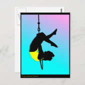 Carte Postale Acrobat du cirque contemporain (Devant / Derrière)
