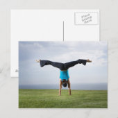 Carte Postale acrobates et contorsionnistes 2 (Devant / Derrière)