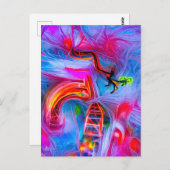 Carte Postale Acrophobie (Devant / Derrière)