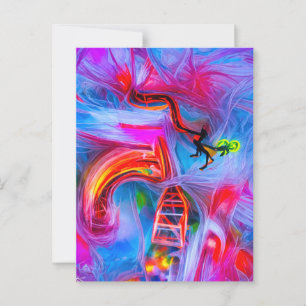 Carte Postale Acrophobie