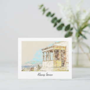Carte Postale Acropole, Athènes, Grèce Vintage voyage rétro