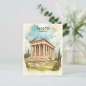 Carte Postale Acropole, Athènes Grèce Voyage (Debout devant)