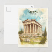 Carte Postale Acropole, Athènes Grèce Voyage (Devant / Derrière)