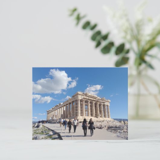 Carte Postale Acropole d'Athènes, Grèce (Debout devant)