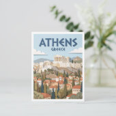 Carte Postale Acropole d'Athènes Grèce (Debout devant)