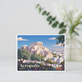 Carte Postale Acropole d'Athènes Grèce (Debout devant)