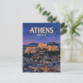 Carte Postale Acropole d'Athènes Grèce (Debout devant)
