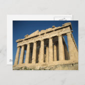 Carte Postale Acropole du Parthénon à Athènes (Devant / Derrière)