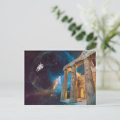 Carte Postale Acropole du Parthénon La Grèce rencontre l'espace (Debout devant)