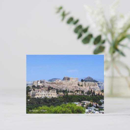 Carte Postale Acropolis (Debout devant)