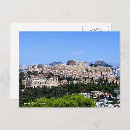 Carte Postale Acropolis (Devant / Derrière)