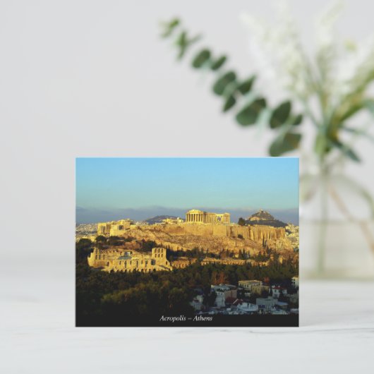 Carte Postale Acropolis (Debout devant)