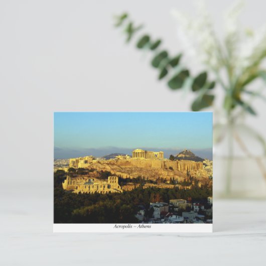 Carte Postale Acropolis (Debout devant)