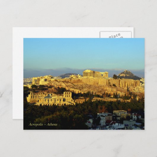 Carte Postale Acropolis (Devant / Derrière)