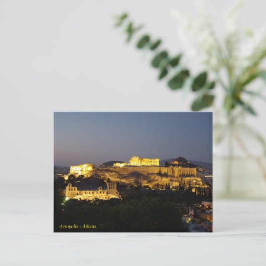 Carte Postale Acropolis (Debout devant)