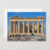 Carte postale Acropolis d'Athènes (Devant / Derrière)