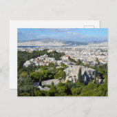 Carte Postale Acropolis D'Athènes (Devant / Derrière)