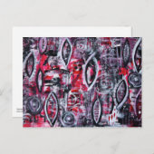 Carte postale Acrylique "Debout Fière" (Devant / Derrière)