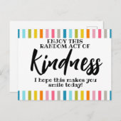Carte Postale Acte de gentillesse aléatoire (Devant / Derrière)