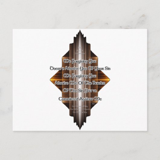 Carte Postale Acte De Pardon (Devant)