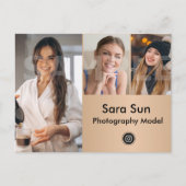 Carte Postale Acteur de capture d'écran à 2 côtés et modèle (Devant)