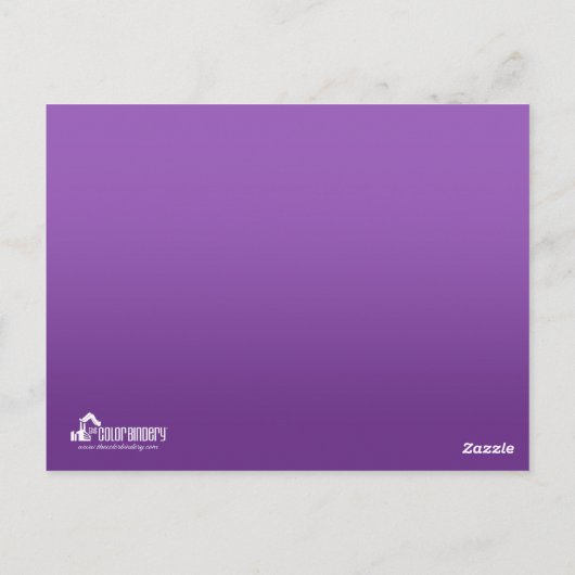 Carte Postale Acteur et modèle 2 Tiré Violet Capture d'écran (Dos)