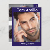 Carte Postale Acteur et modèle Capture d'écran Modèle 2 faces (Devant / Derrière)