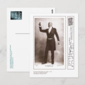 Carte Postale Acteur Herbert Beerbohm Tree (Devant / Derrière)