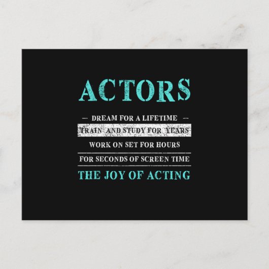 Carte Postale Acteurs Acteur par intérim Actrice cinéma Théâtre  (Devant)