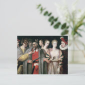 Carte Postale Acteurs du Commedia dell'Arte (Debout devant)