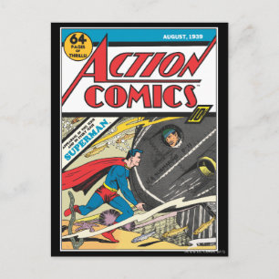 Carte Postale Action Comics - août 1939