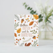 Carte Postale Action de grâce (Debout devant)