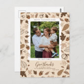 Carte Postale Action de grâce (Devant / Derrière)