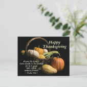 Carte Postale Action de grâce Écriture Sainte Louange au Seigneu (Debout devant)