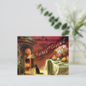 Carte Postale Action de grâce vintage (Debout devant)