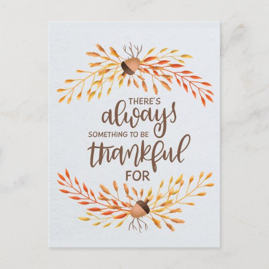 Carte Postale Action de grâces (Devant)