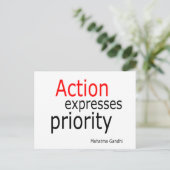 Carte Postale Action express priorité.. (Debout devant)
