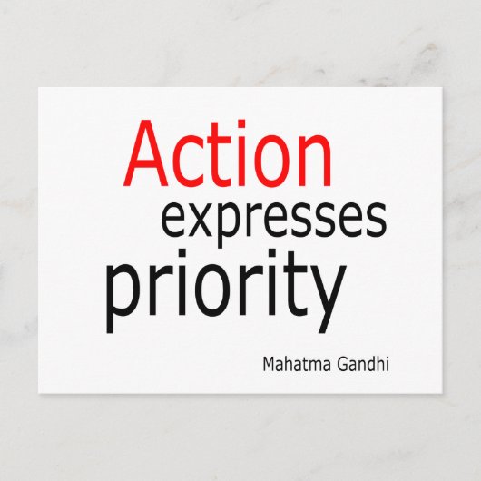 Carte Postale Action express priorité.. (Devant)