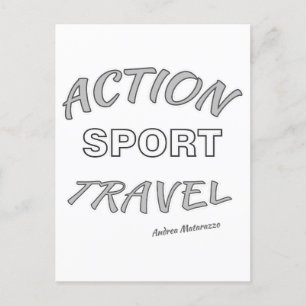 Carte Postale Action Sport Travel