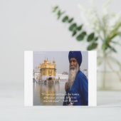 Carte Postale Actions sikh/Proverbe karma (Debout devant)