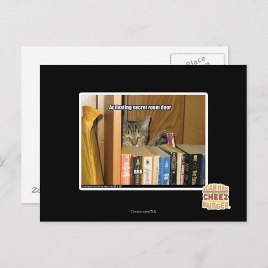 Carte Postale Activation de la porte secrète (Devant / Derrière)