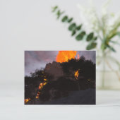 Carte postale Activité géologique (Debout devant)