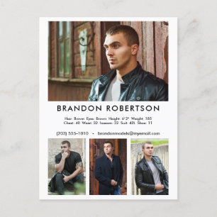 Carte Postale Actor Model 4 Modèle photo Promotionnels