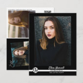 Carte Postale Actor Model Composite 3 Photo Promo Card Postcard (Devant / Derrière)