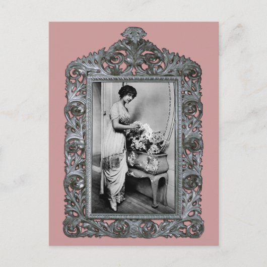 Carte Postale Actrice française (Devant)