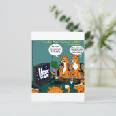 Carte Postale Actualité Conservatrice Dessin Humoristique (Debout devant)