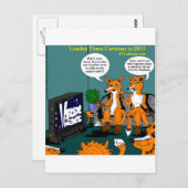 Carte Postale Actualité Conservatrice Dessin Humoristique (Devant / Derrière)