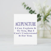 Carte Postale Acupuncturiste plaisanter .. Expliquer ne pas comp (Debout devant)