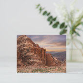 Carte Postale Ad Deir, Petra, Jordan Ancienne Rock Building (Debout devant)